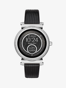 Embossed Leather Smartwatch Strap