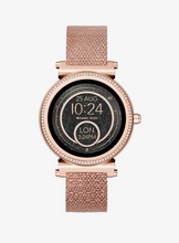 Rose Gold Mesh Smartwatch Strap