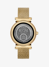 Gold Mesh Smartwatch Strap
